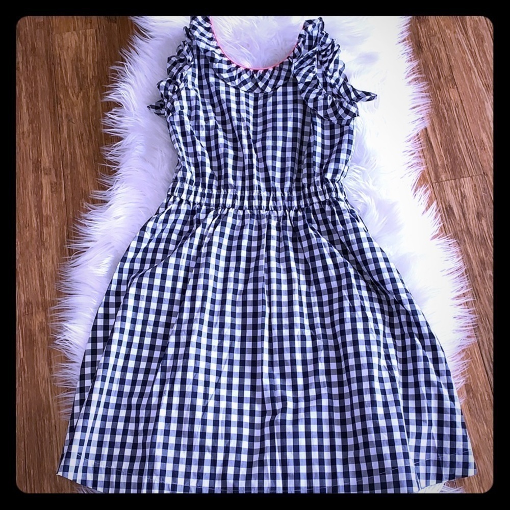 J. Crew Crewcuts Adorable Gingham Ruffle Sundress